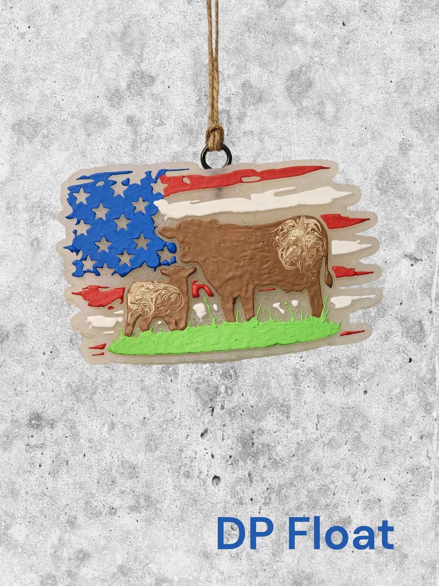 Patriotic Cow Calf