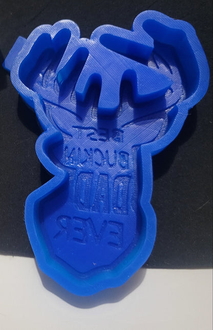 Best Buckin Dad Ever Deer Head