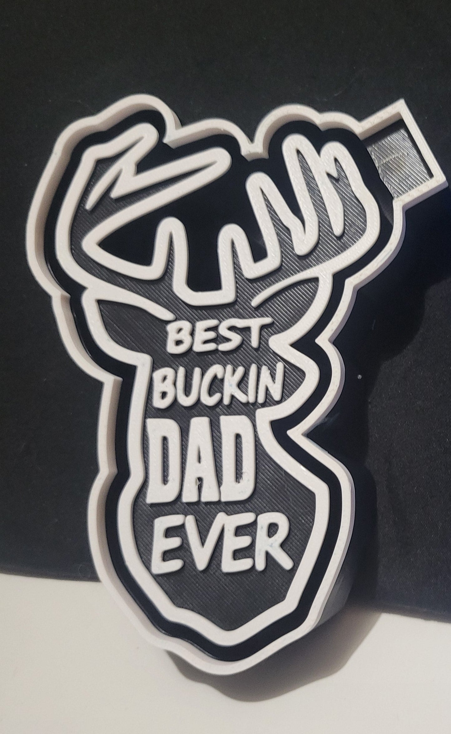 Best Buckin Dad Ever Deer Head