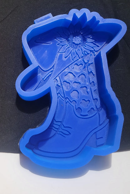 Boots, Hat and Flower