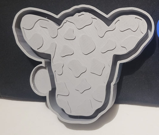 Cow Head Print
