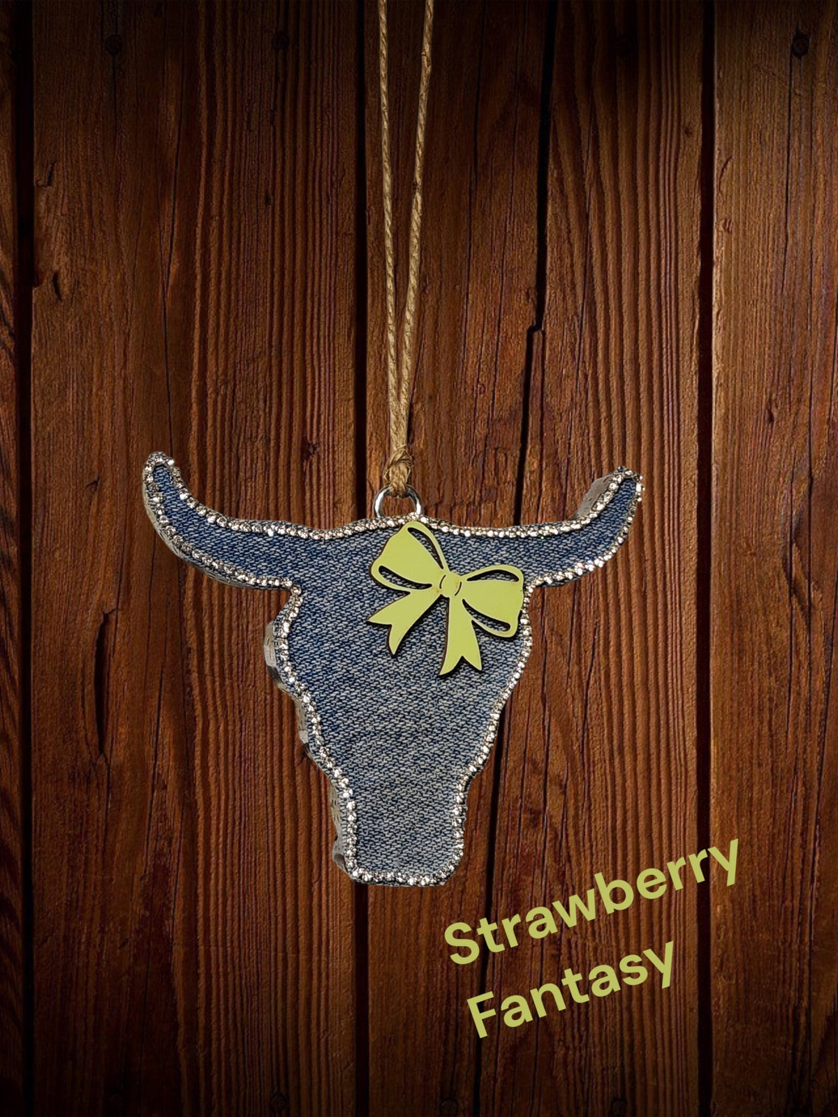 Denim Steer Head