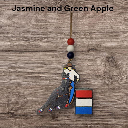 Patriotic Barrel Racer