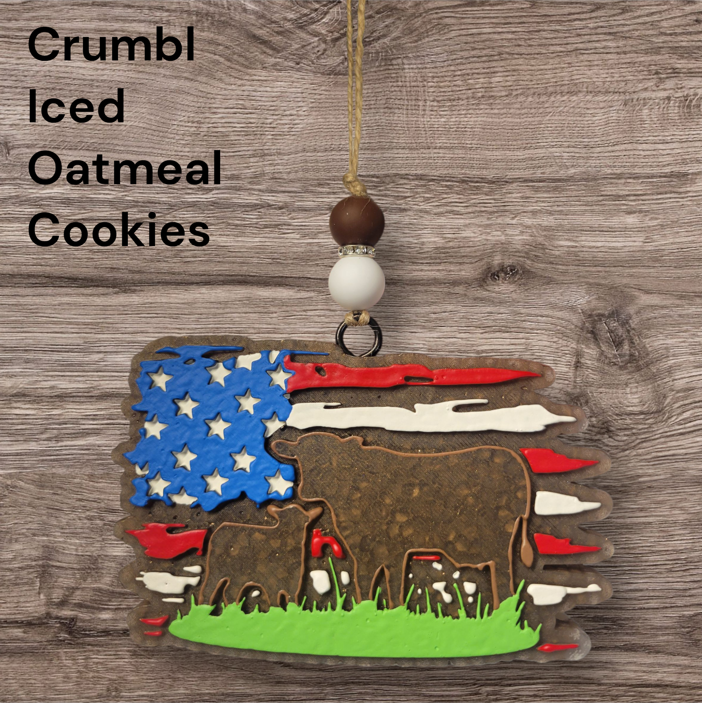 Patriotic Cow Calf Pair