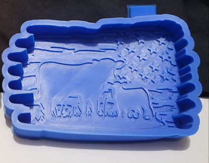 Star Spangled Cow w/calf