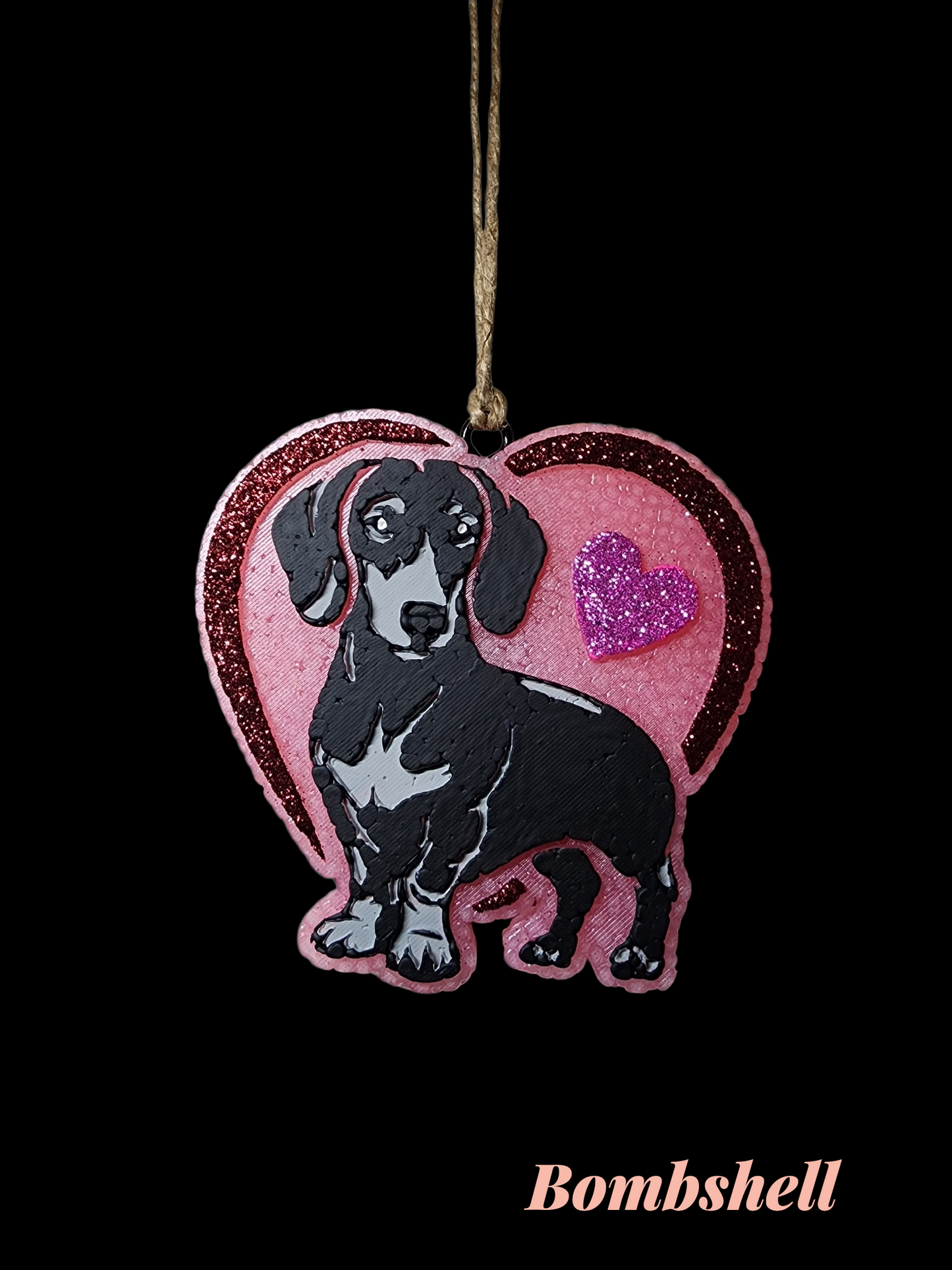 Heart Weiner Dog